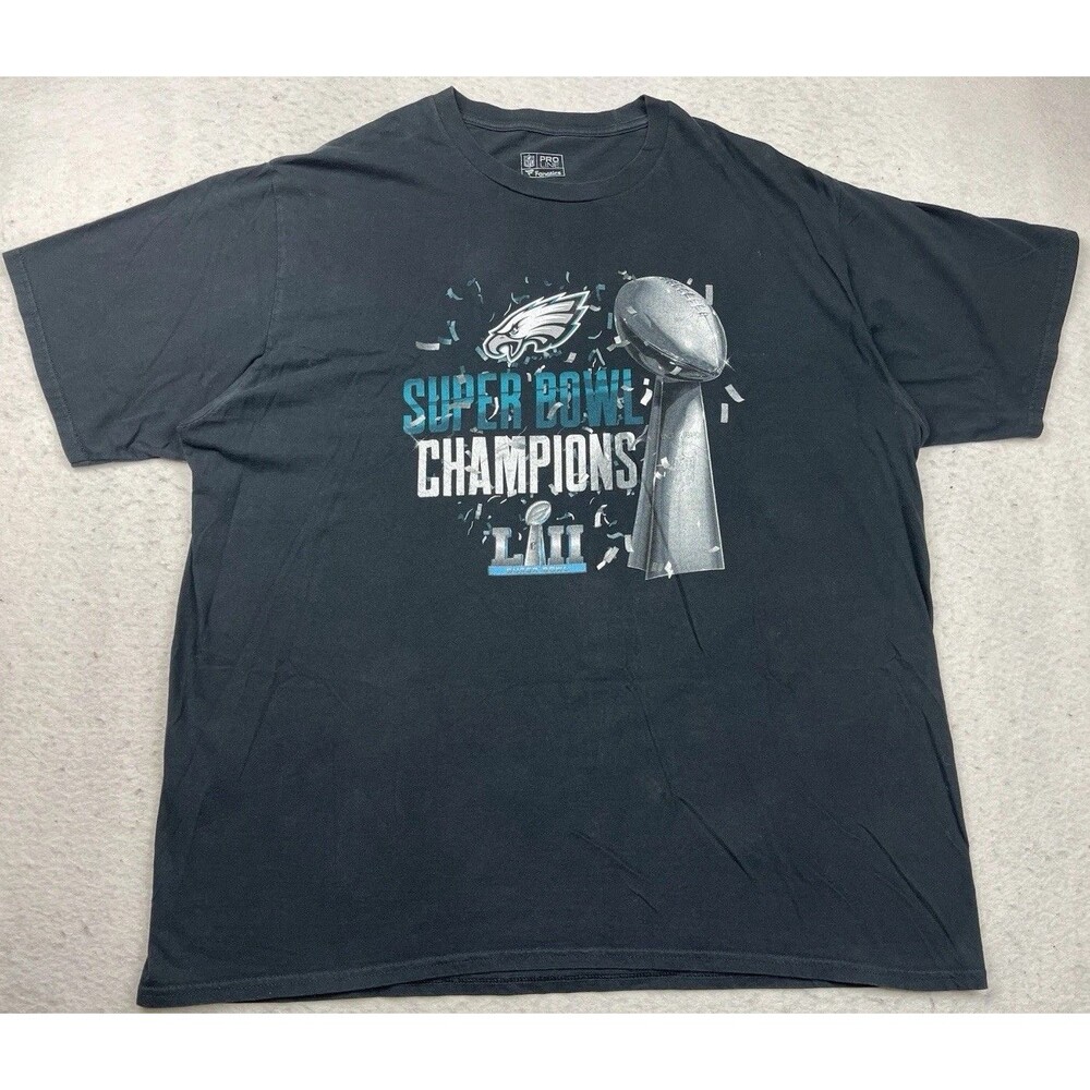 Philadelphia Eagles Mens 2XL Fantastics NFL 2025 Super Bowl Champions LII Shirt